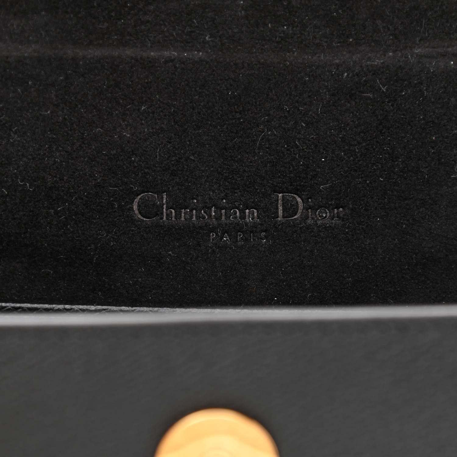 Christian Dior Grained Calfskin Saddle Belt Bag Black 6 of 11