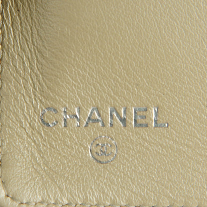 Chanel Caviar Sevruga Yen Wallet Pearl 6 of 9