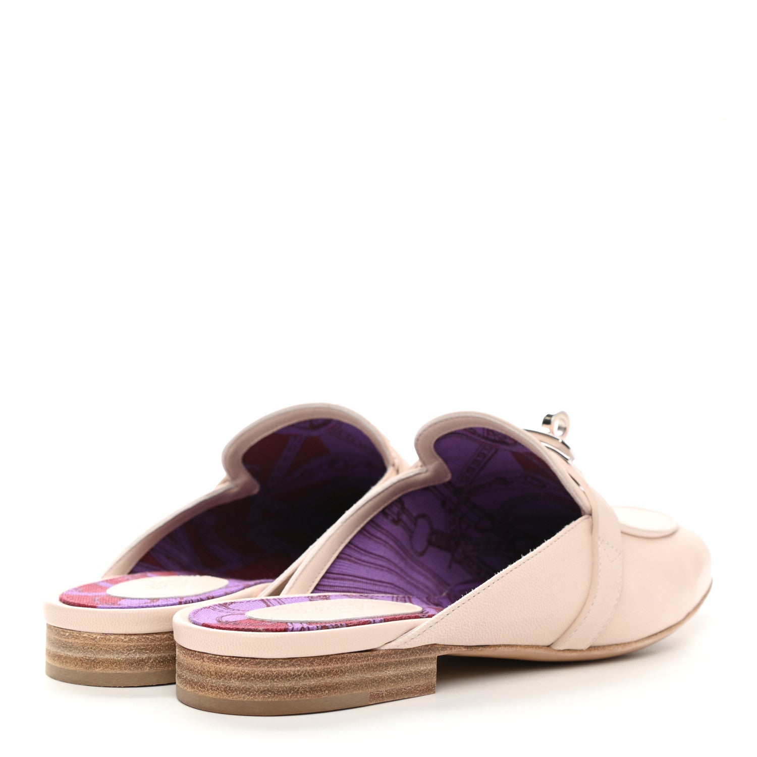 Hermes Goatskin Oz Mules 38 Blanc Poros 4 of 8