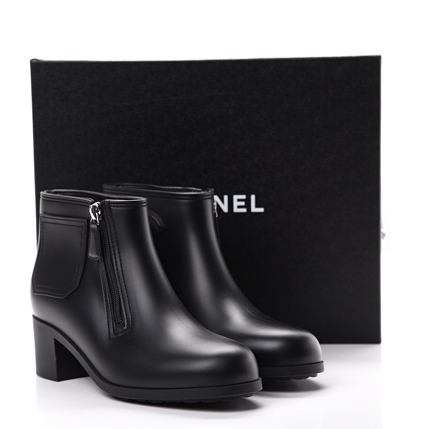PVC CC Short Boots 38 Black