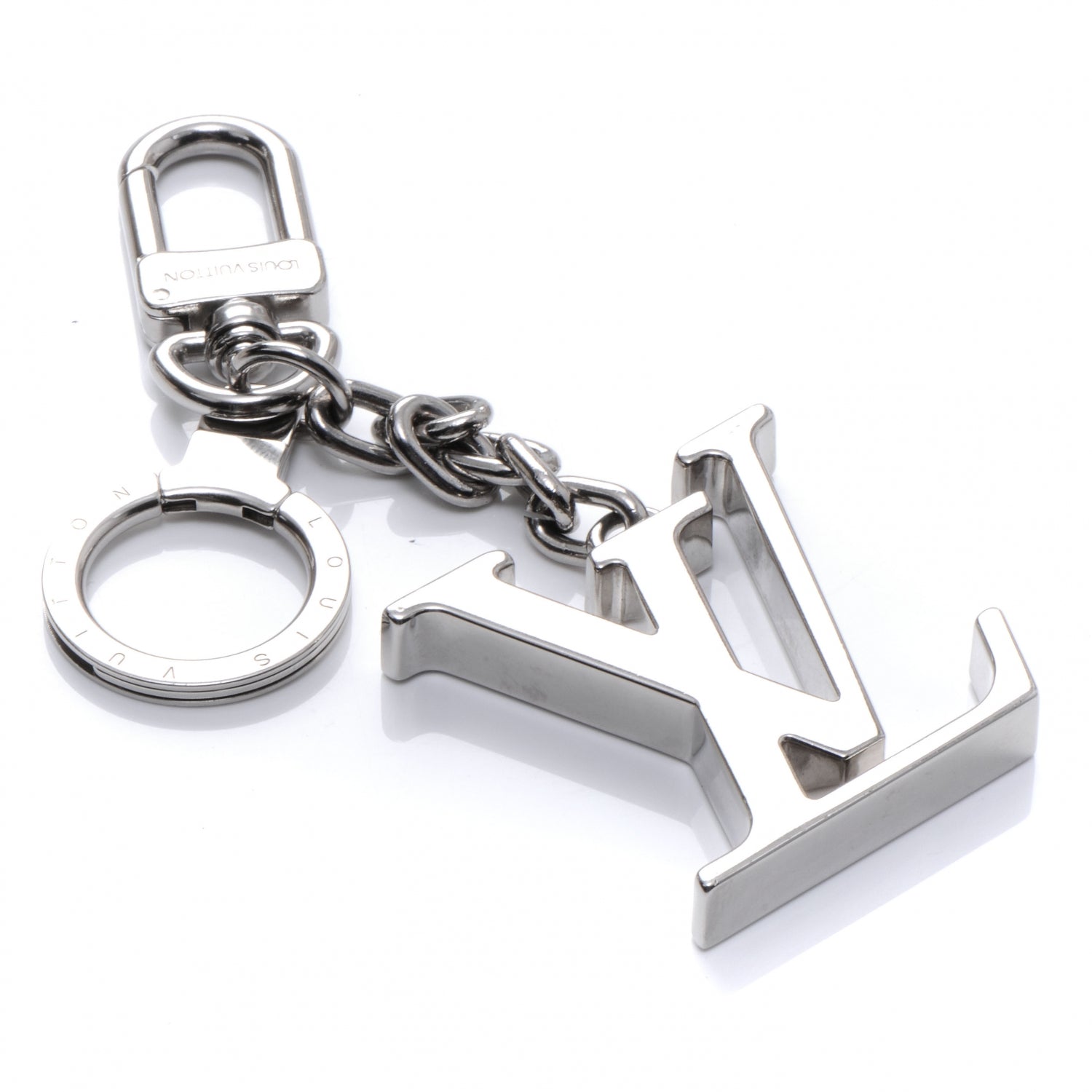 Louis Vuitton LV Initials Key Holder Silver 1 of 3