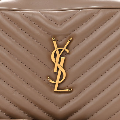 Saint Laurent Calfskin Matelasse Monogram Lou Camera Bag Taupe 9 of 11