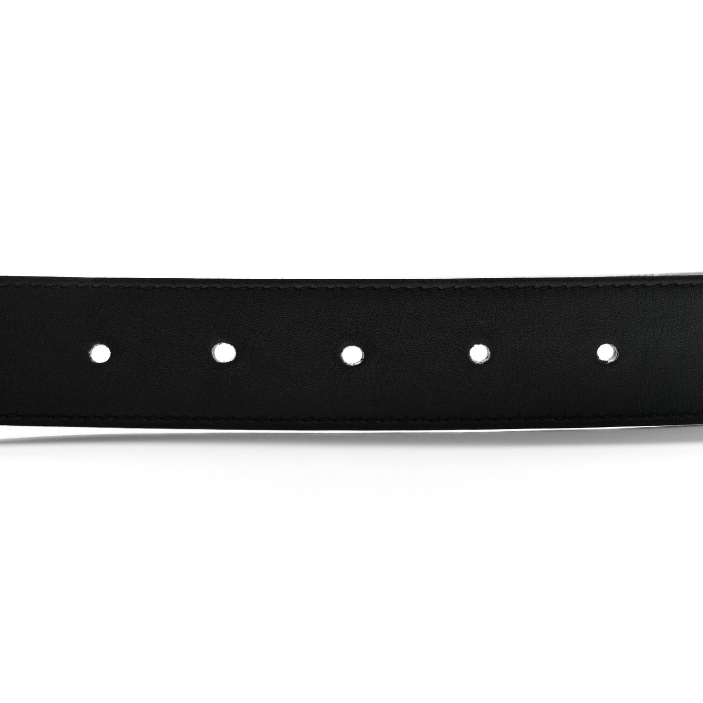 Moon Calfskin Double G 30mm Belt 75 30 Black