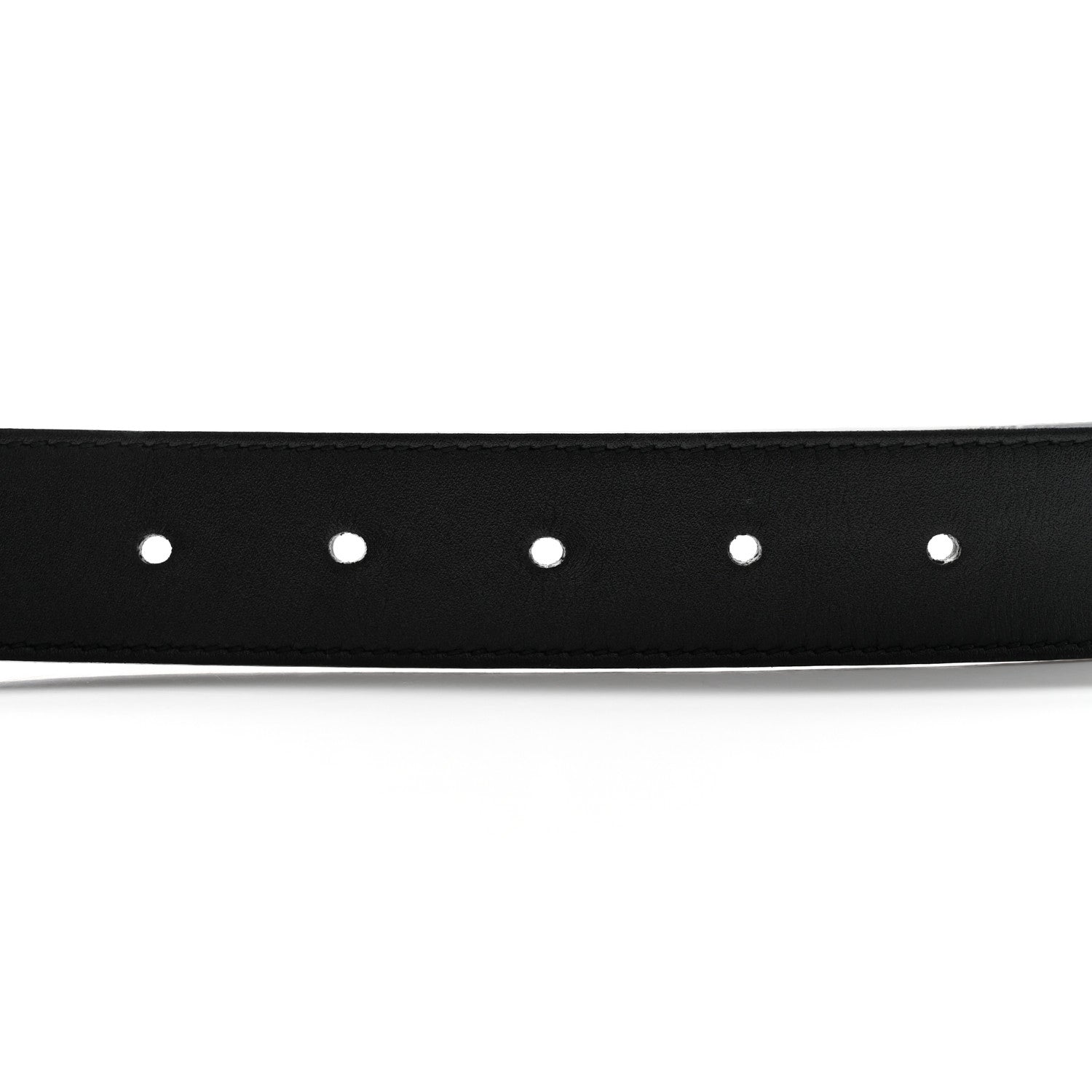 Gucci Moon Calfskin Double G 30mm Belt 75 30 Black 3 of 9