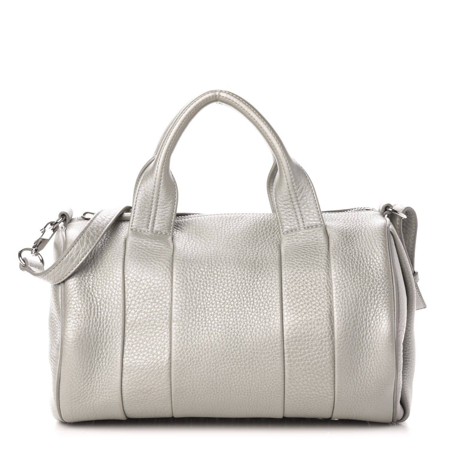 Alexander Wang Pebbled Lambskin Rocco Silver Rhodium Hardware 1 of 12