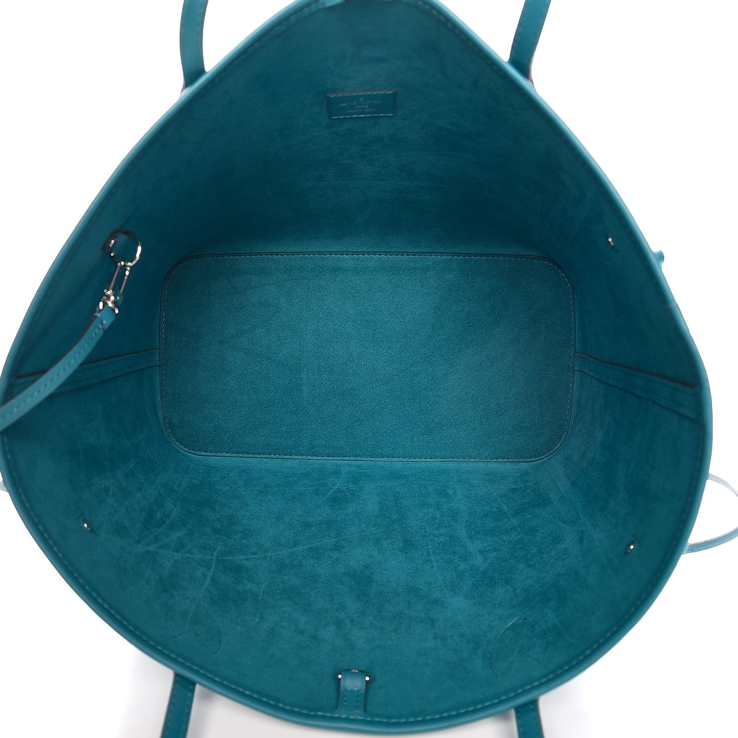 Louis Vuitton Epi Neverfull MM Cyan 6 of 8