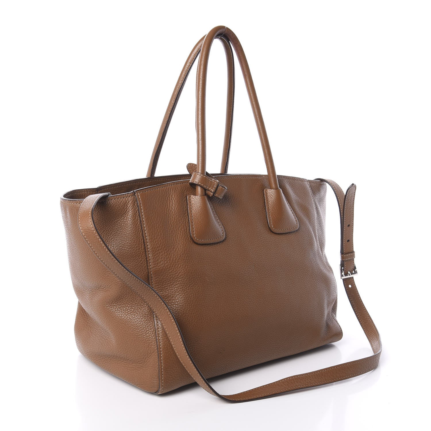 Prada Vitello Daino Shopping Tote Cannella 4 of 10