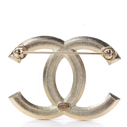 Chanel Pearl CC Brooch Gold 3 of 5