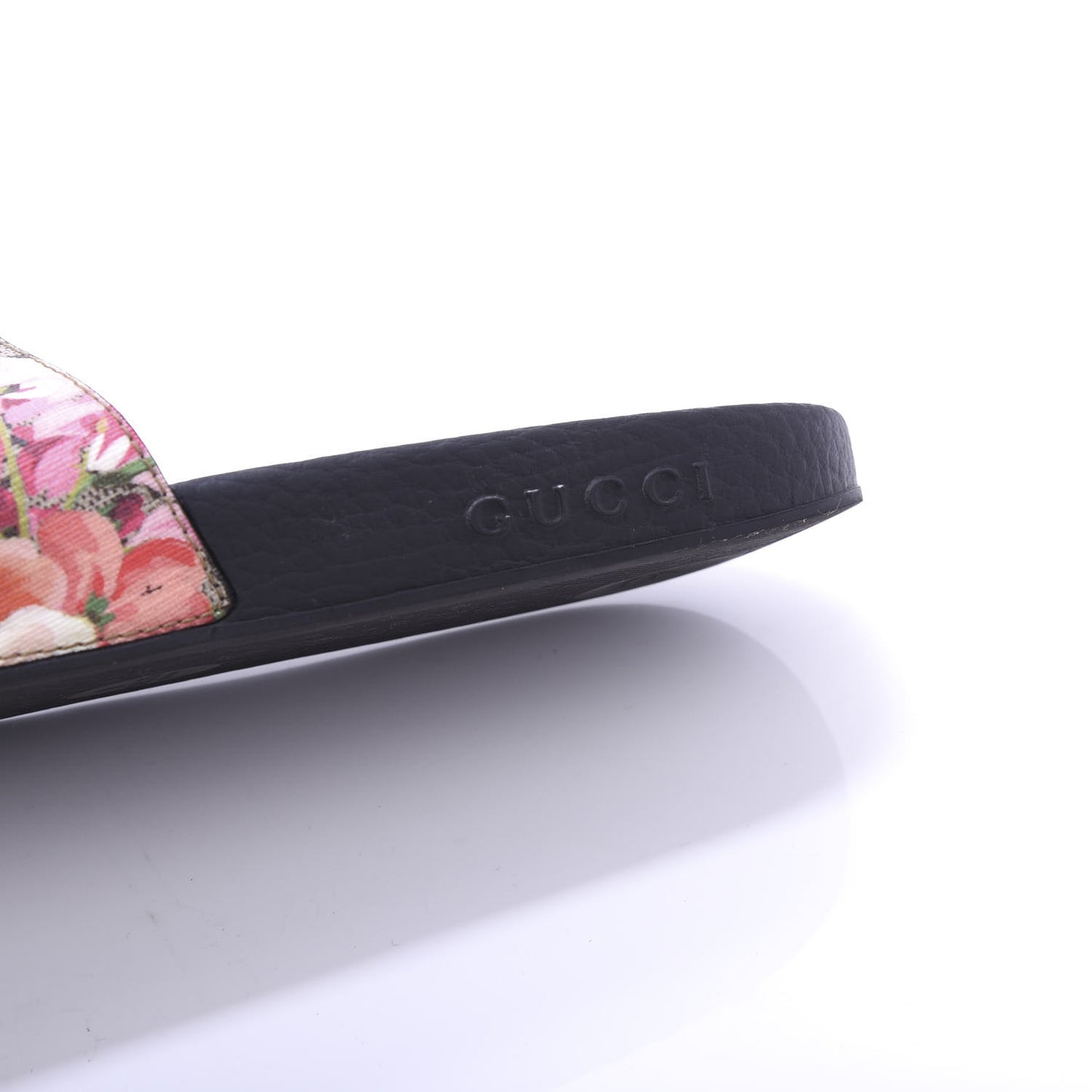 GG Supreme Monogram Blooms Slide Sandals 39 Beige Multicolor
