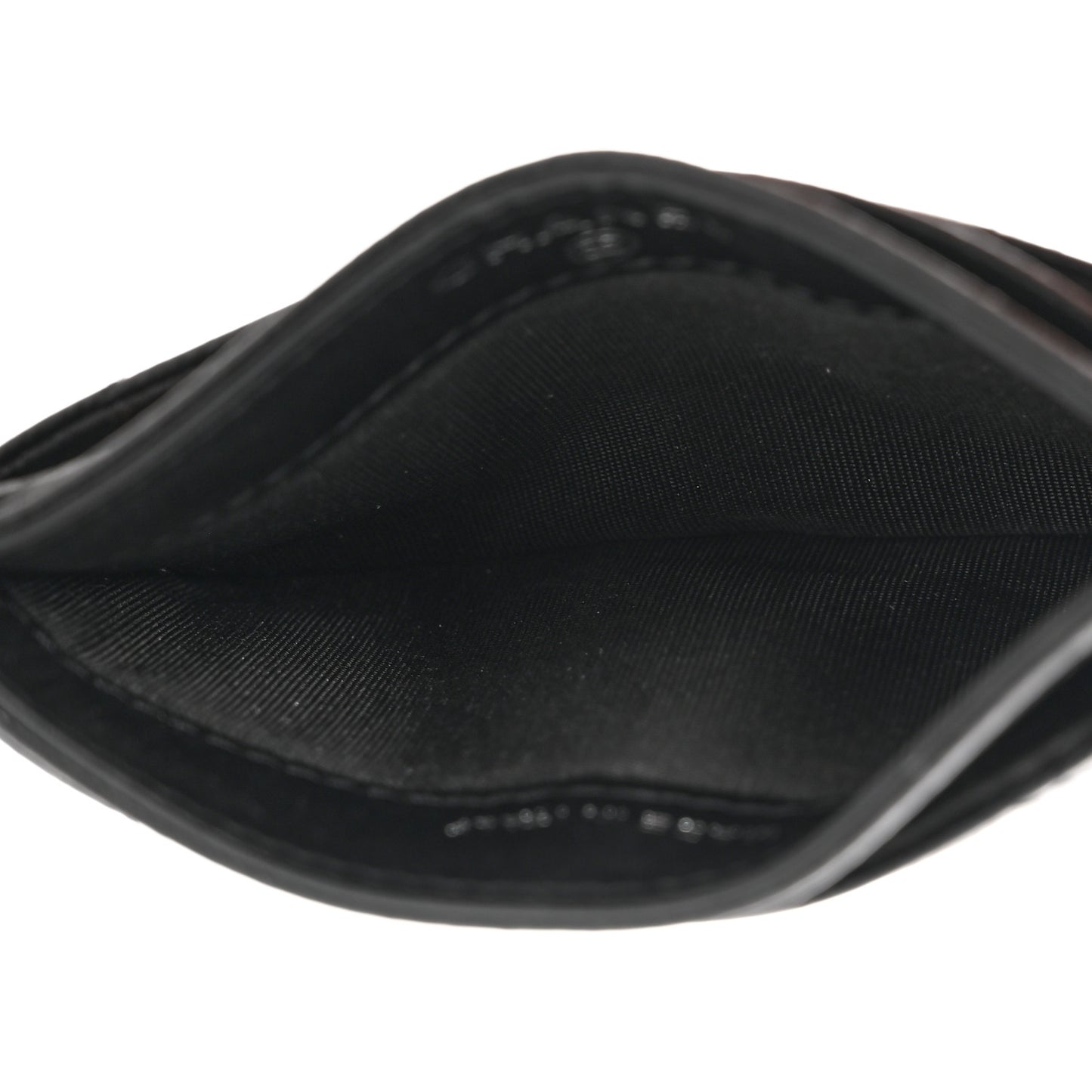 Caviar Quilted My Everything Card Holder Black