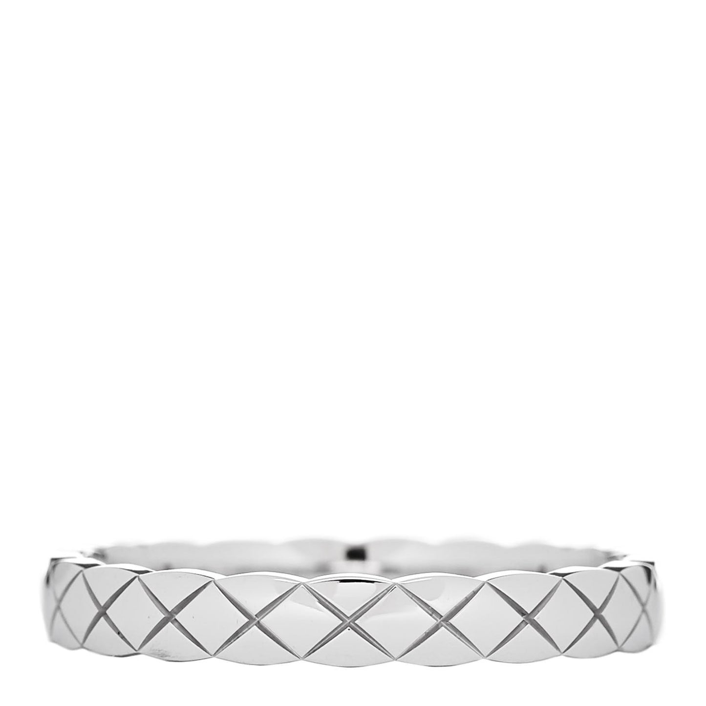 18K White Gold Mini Coco Crush Ring 61 9.5