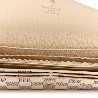 Louis Vuitton Damier Azur Sarah Wallet NM 8 of 10