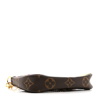 Louis Vuitton Monogram 2021 Christmas Animation Japanese Garden Mini Pochette Accessories Wisteria Pink 4 of 13