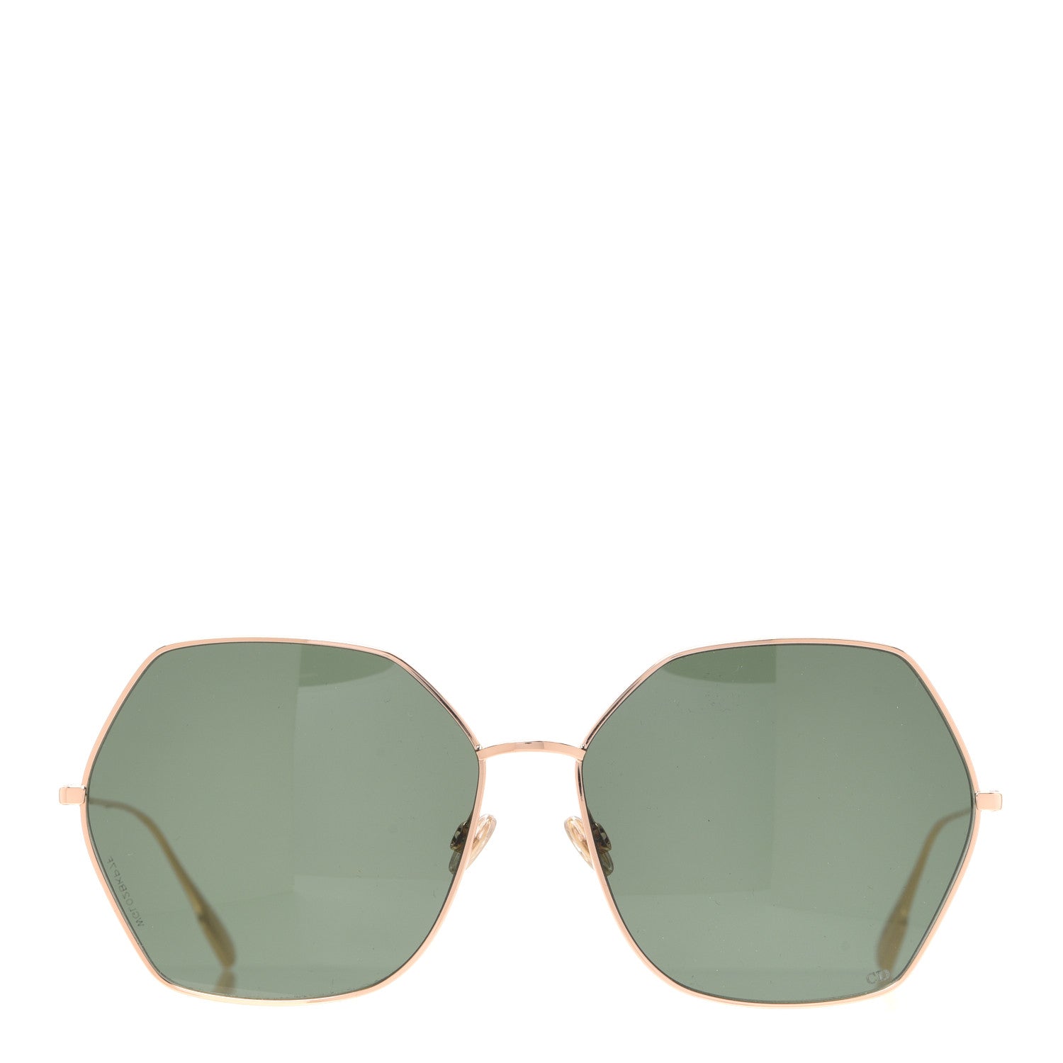 Christian Dior Metal Stellaire 8 Sunglasses Rose Gold Green 2 of 8