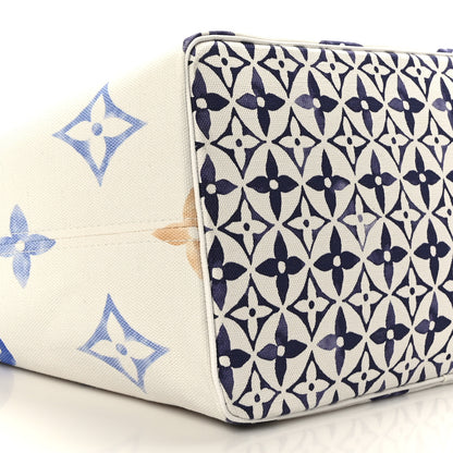 Louis Vuitton Monogram Canvas By The Pool Hamptons 2.0 Neverfull GM Blue 8 of 9