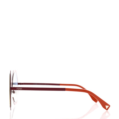 Fendi Octagon Sunglasses FF0521/S Pink Orange 3 of 7