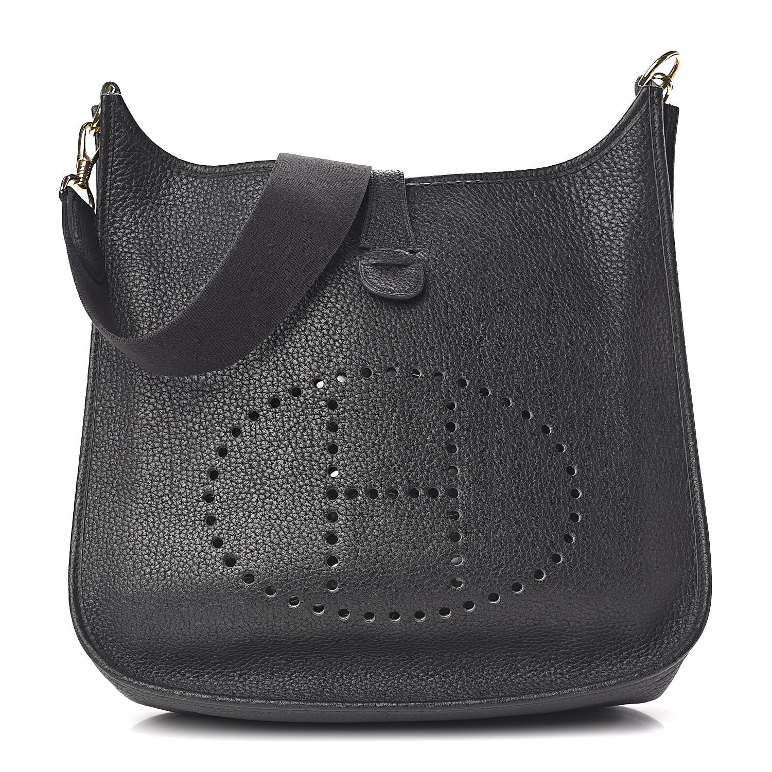 Hermes Taurillon Clemence Evelyne GM Black 1 of 11