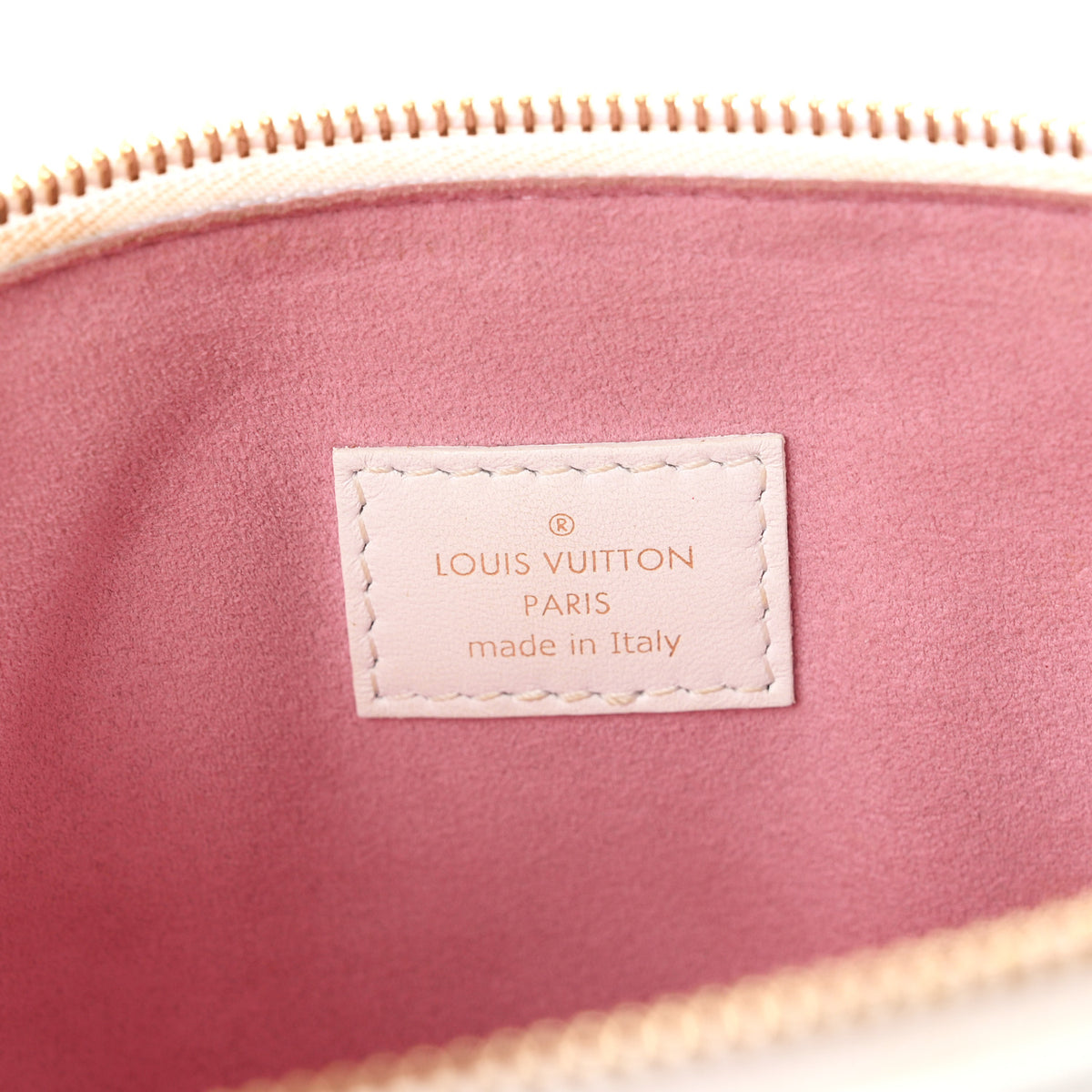 Lambskin Embossed Monogram LV Garden Coussin PM Cream