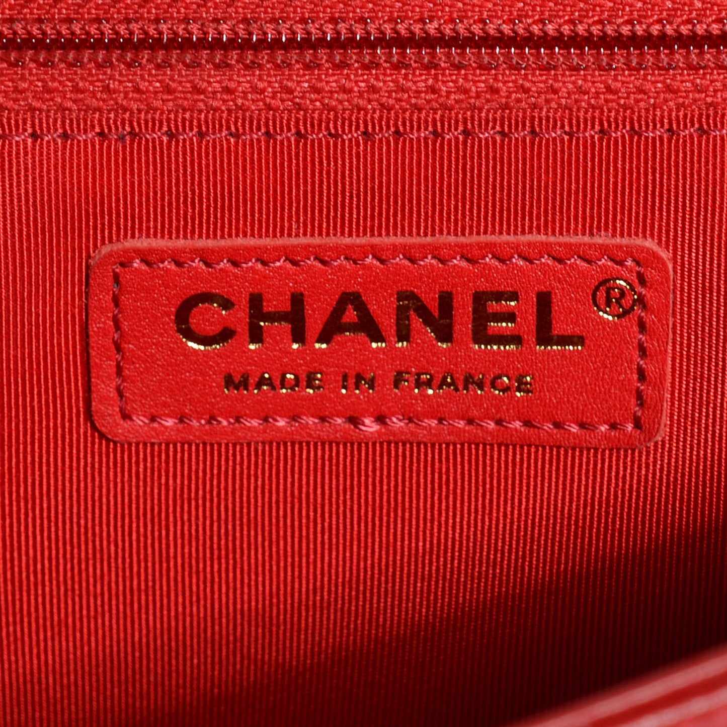 Lambskin Quilted New Medium Boy Flap Red