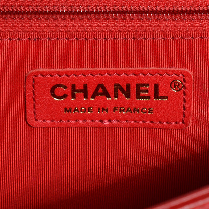 Chanel Lambskin Quilted New Medium Boy Flap Red 6 of 8