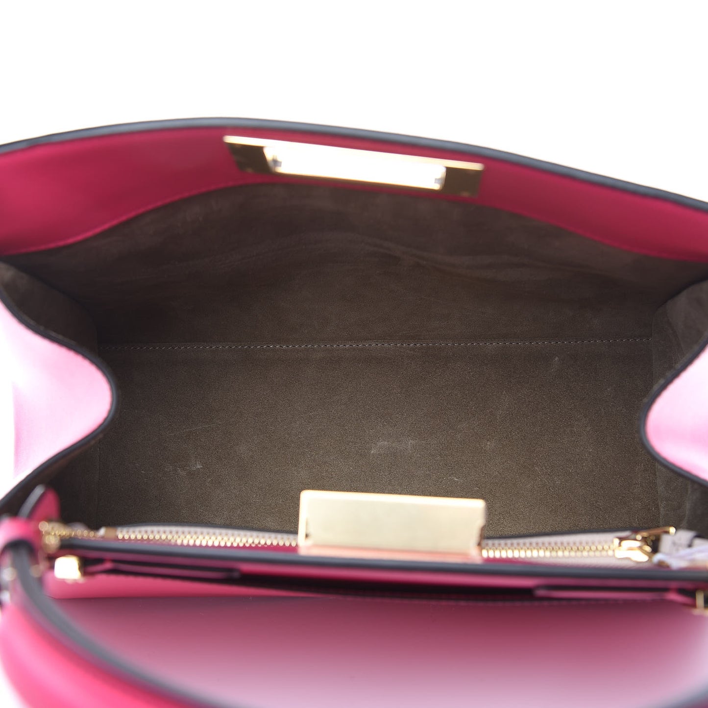 Calfskin Medium Bespoke Shoulder Bag Fuchsia