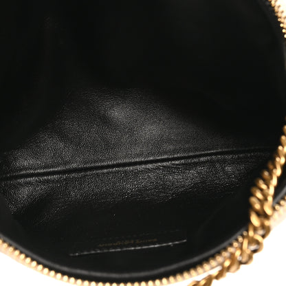 Saint Laurent Lambskin Quilted Gaby Zipped Pouch Crema Soft 5 of 9