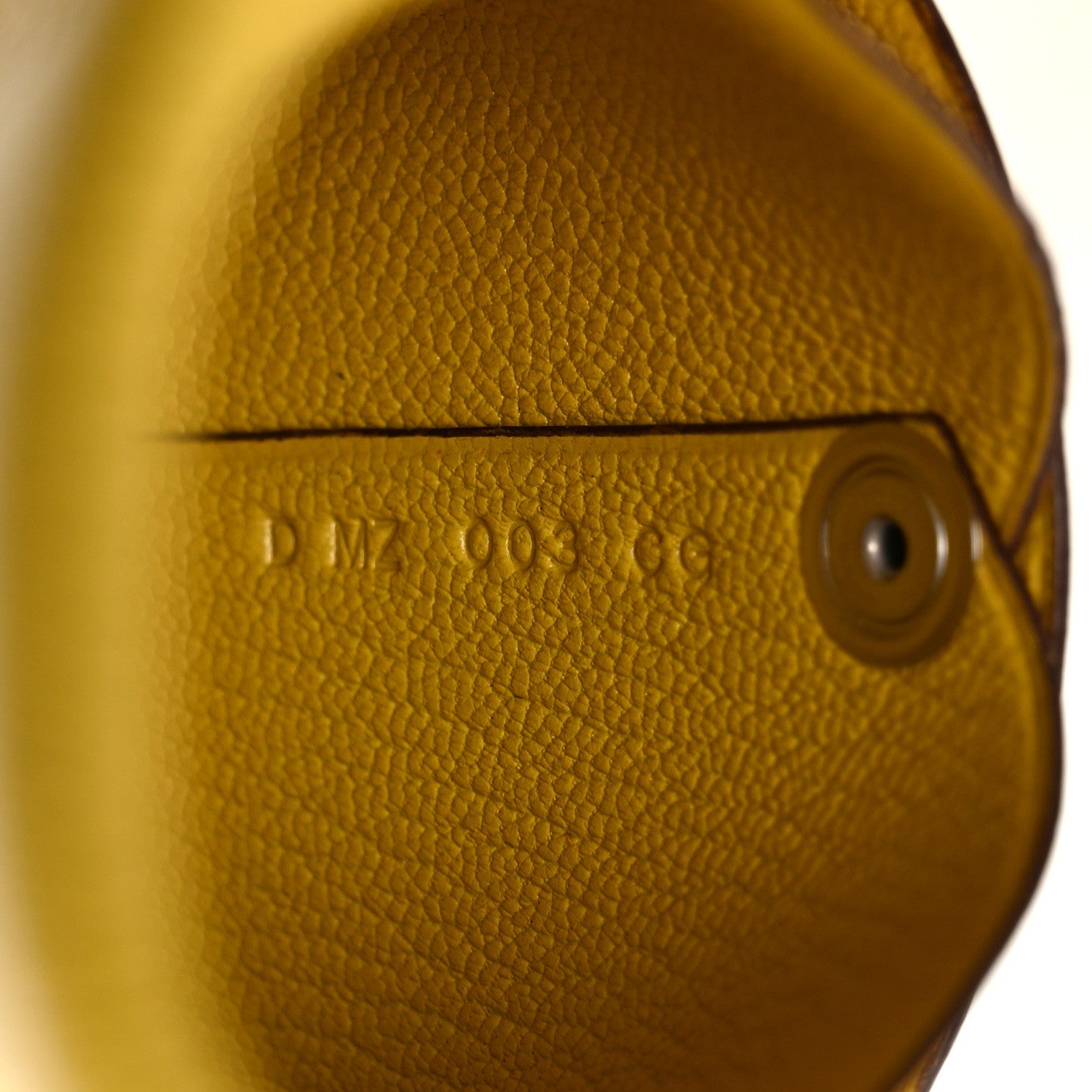 Hermes Chevre Mysore Bastia Coin Purse Jaune de Naples 7 of 8