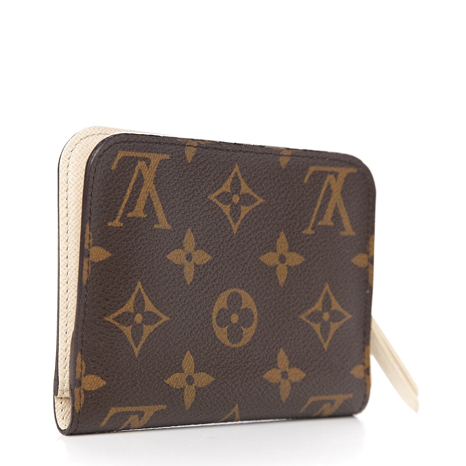 Louis Vuitton Monogram Insolite Coin Purse Wallet White 2 of 5
