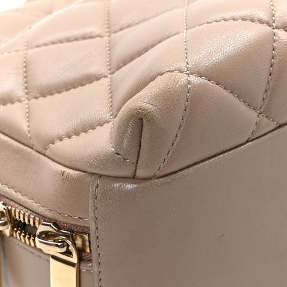 Chanel Lambskin Quilted Medium Trendy CC Bowling Bag Beige 9 of 14