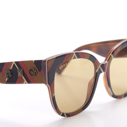Gucci Acetate Square Frame Sunglasses GG0059S Multicolor 7 of 8