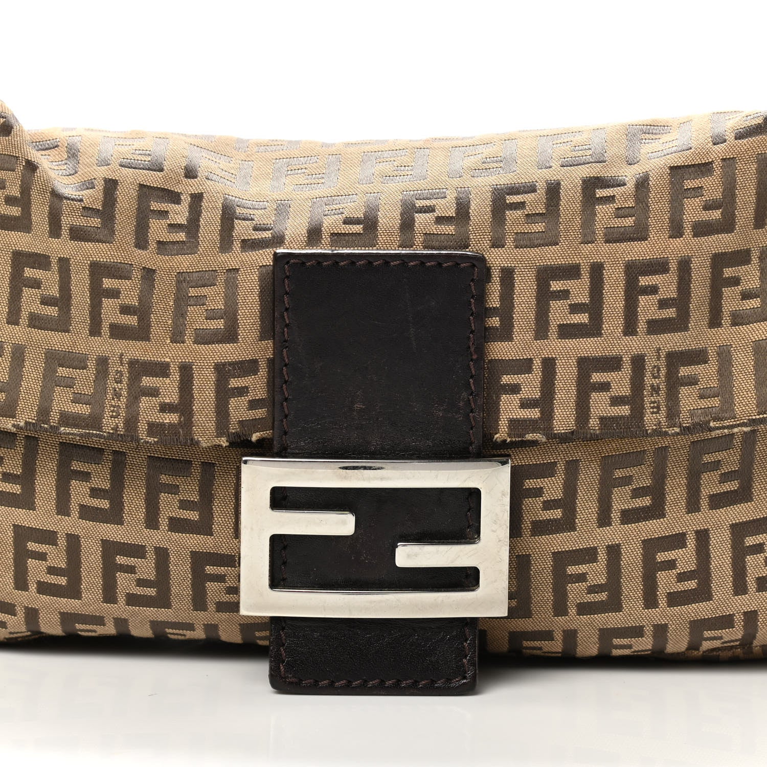 Fendi Zucchino Mini Mama Baguette Tobacco 8 of 14
