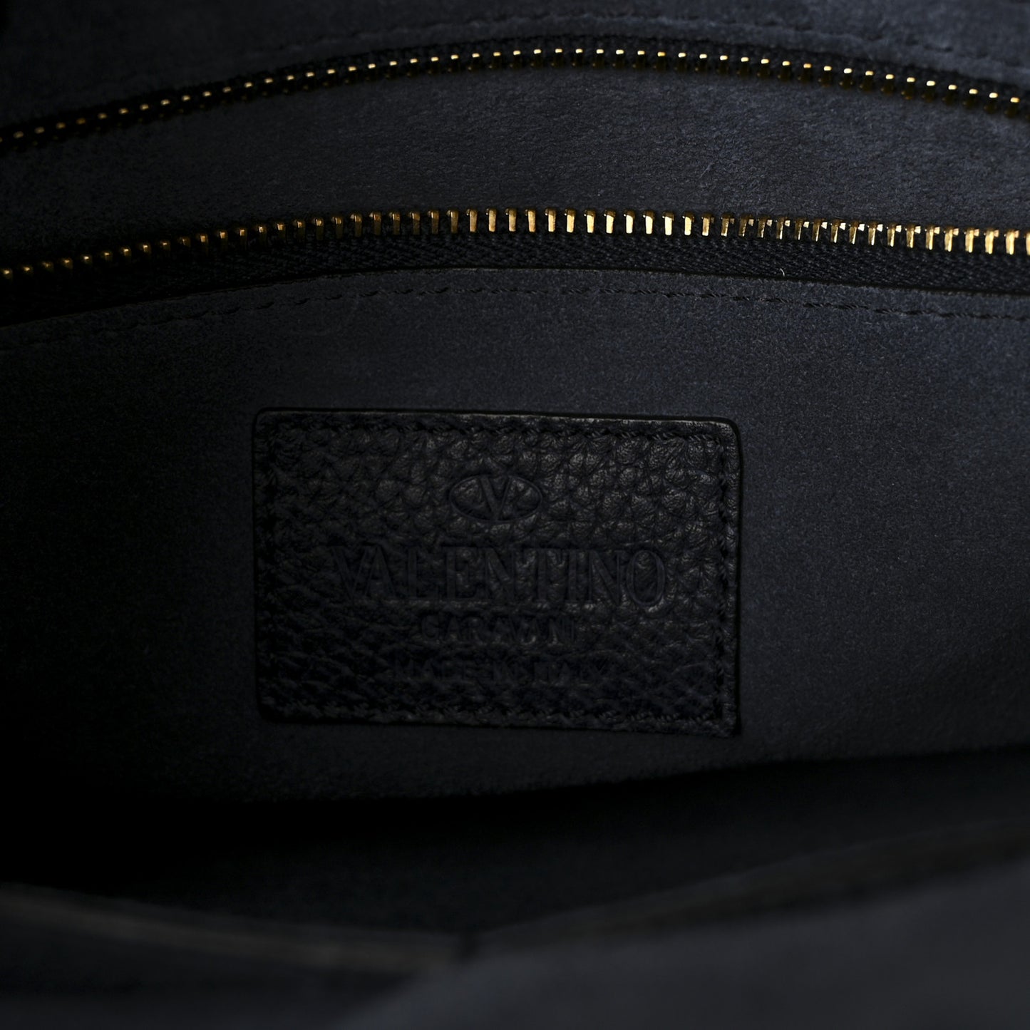 Grainy Calfskin Small My Rockstud Frame Bag Deep Denim