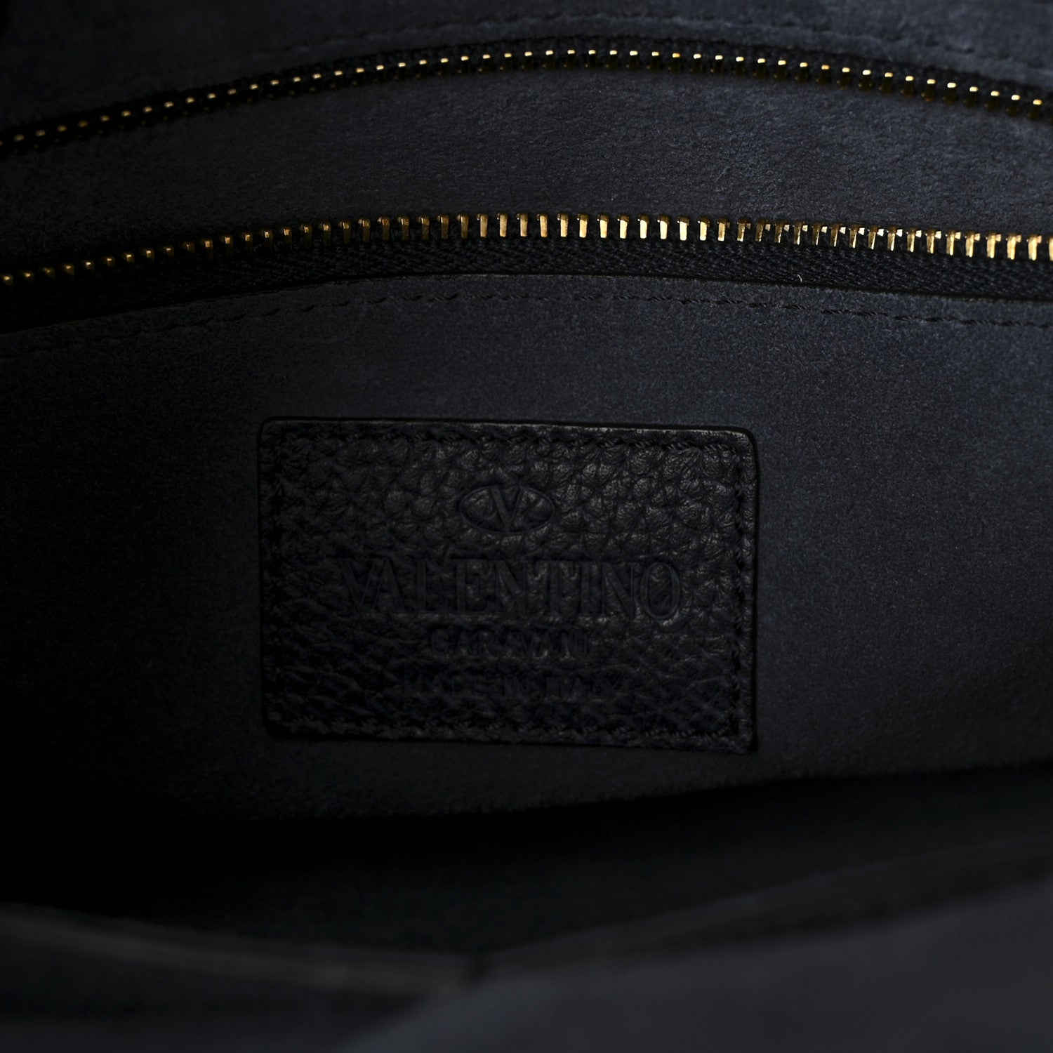 Valentino Garavani Grainy Calfskin Small My Rockstud Frame Bag Deep Denim 6 of 9