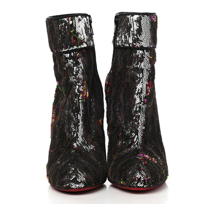 Christian Louboutin Paillettes Moulamax 100 Booties 36.5 Multicolor 2 of 7