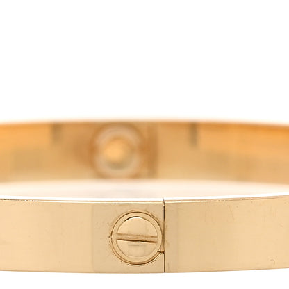 Cartier 18K Yellow Gold LOVE Bracelet 19 4 of 8