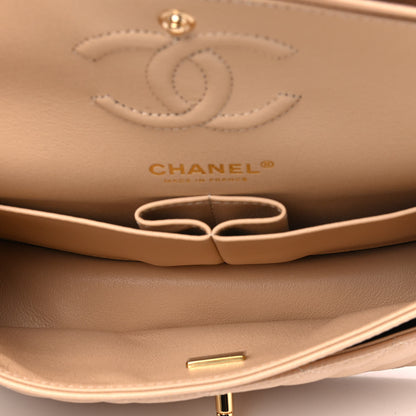 Chanel Caviar Quilted Small Double Flap Beige 4 of 4