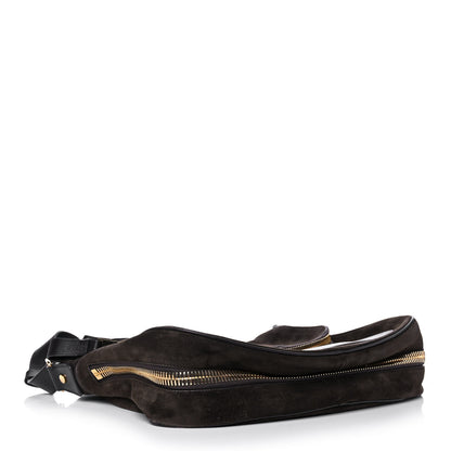 Tom Ford Suede Calfskin Medium Jennifer Crossbody Brown 4 of 16