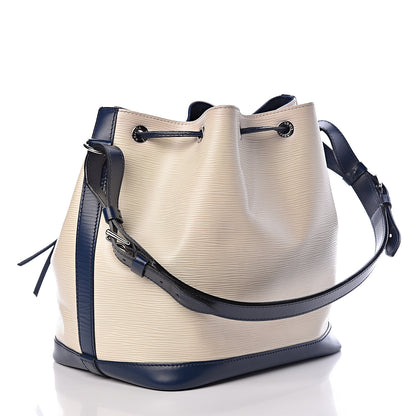 Louis Vuitton Epi Petit Bi-Color Noe Ivory Indigo 3 of 20