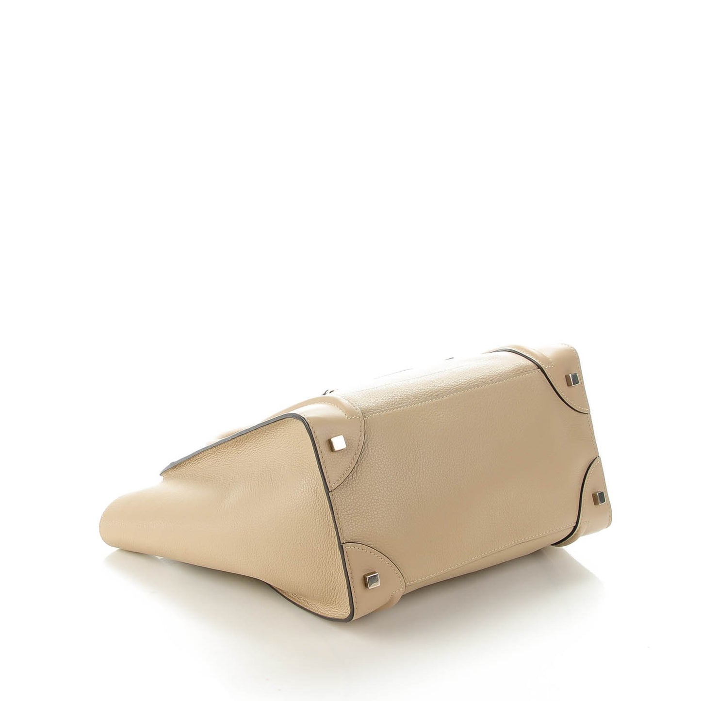 Drummed Calfskin Mini Luggage Dune