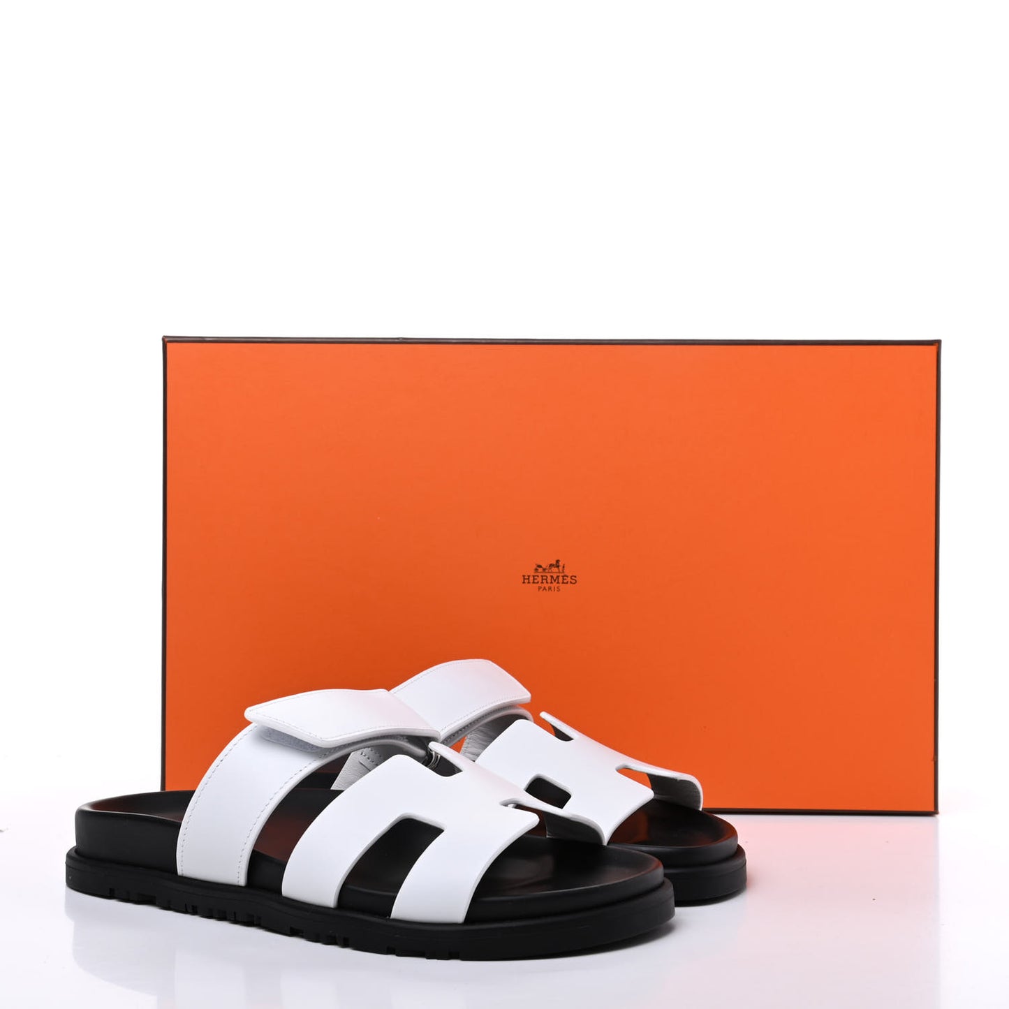 Calfskin Womens Chypre Sandals 36 White