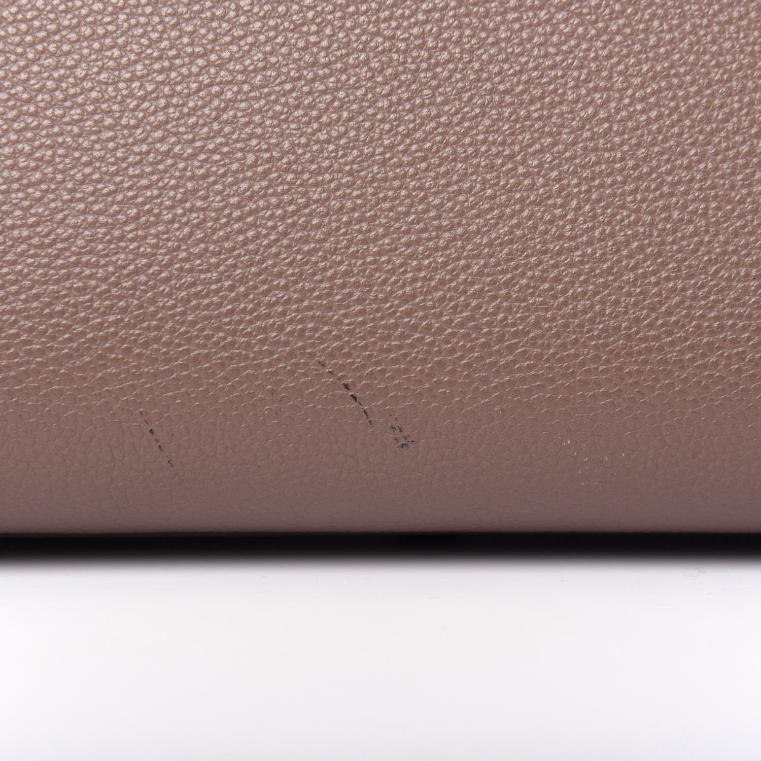 Saint Laurent Grained Calfskin Topstitch Small Classic Sac De Jour Taupe 12 of 12