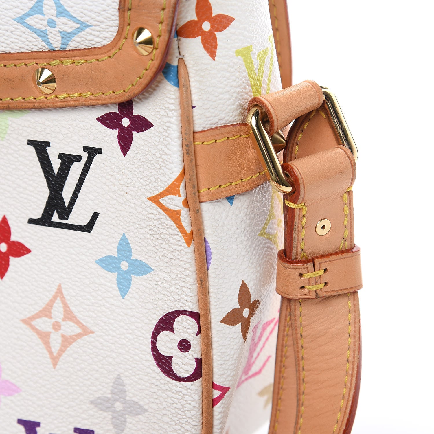Louis Vuitton Monogram Multicolor Sologne White 12 of 19