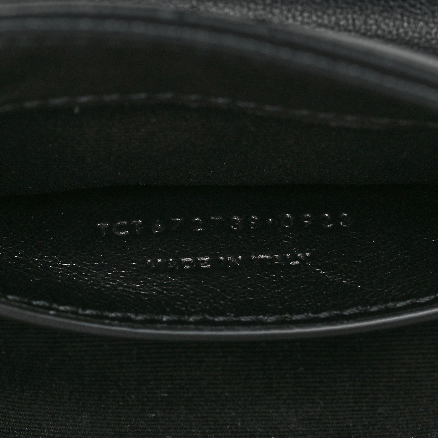 Lambskin Quilted Monogram Mini Nolita Black