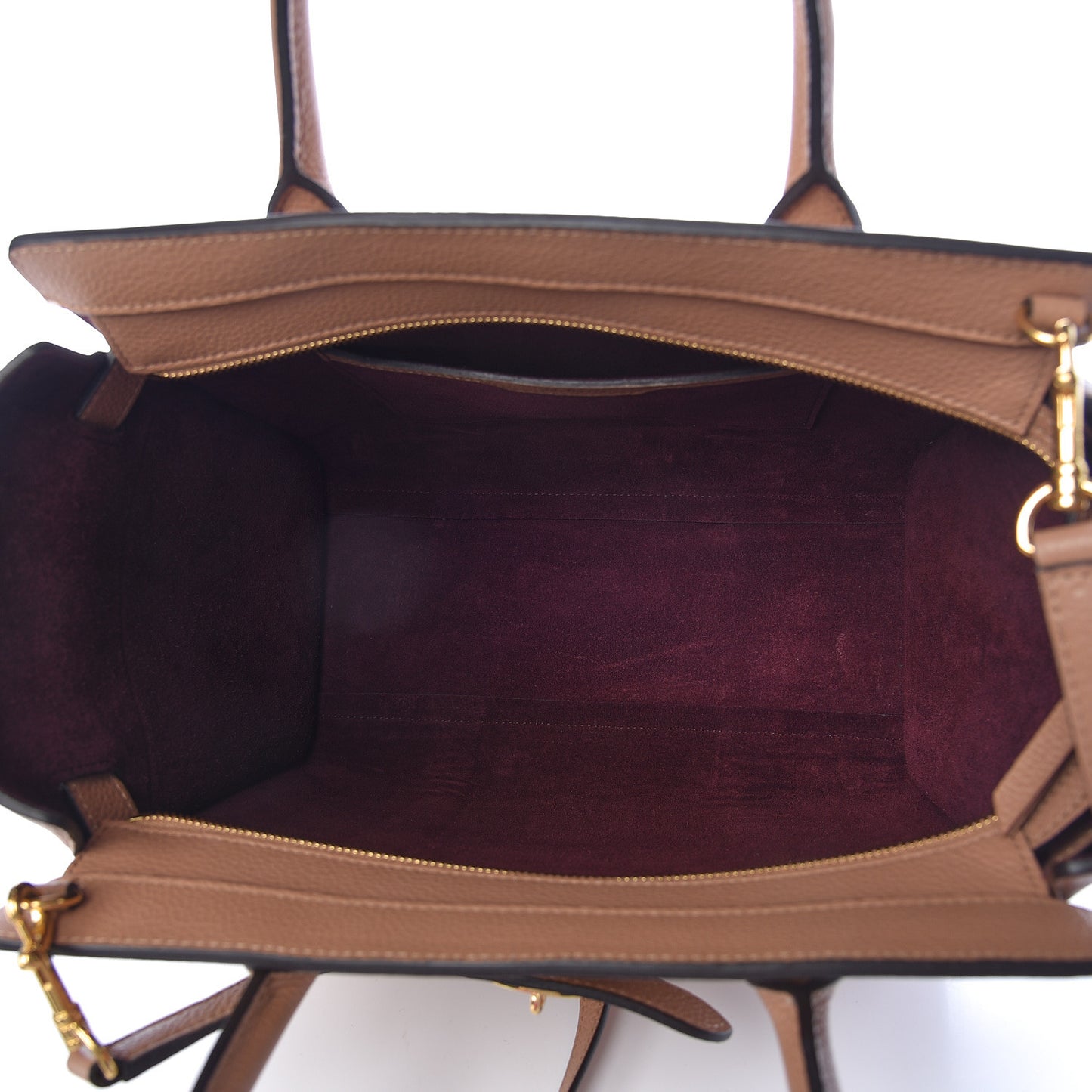 Small Classic Grain Small Bayswater Zip Tote Blush