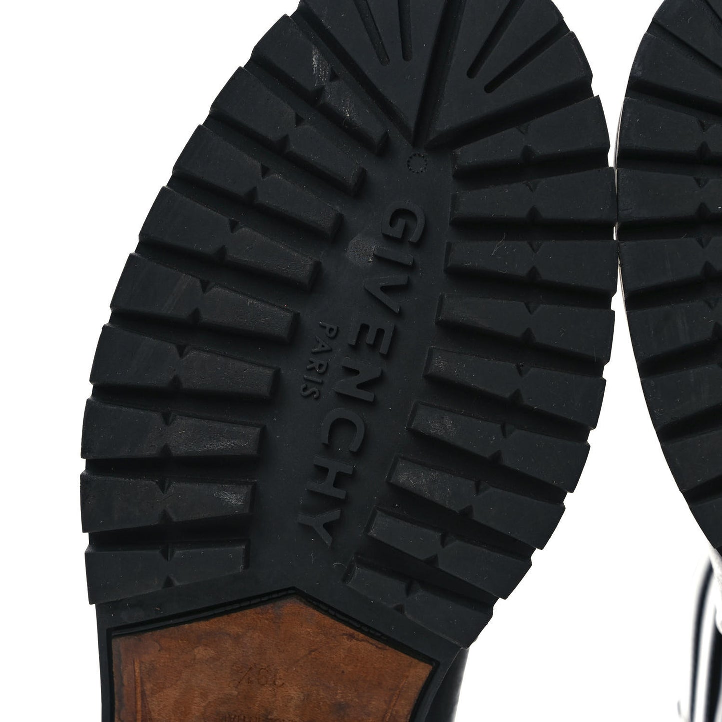 Calfskin Combat Boots 39.5 Black