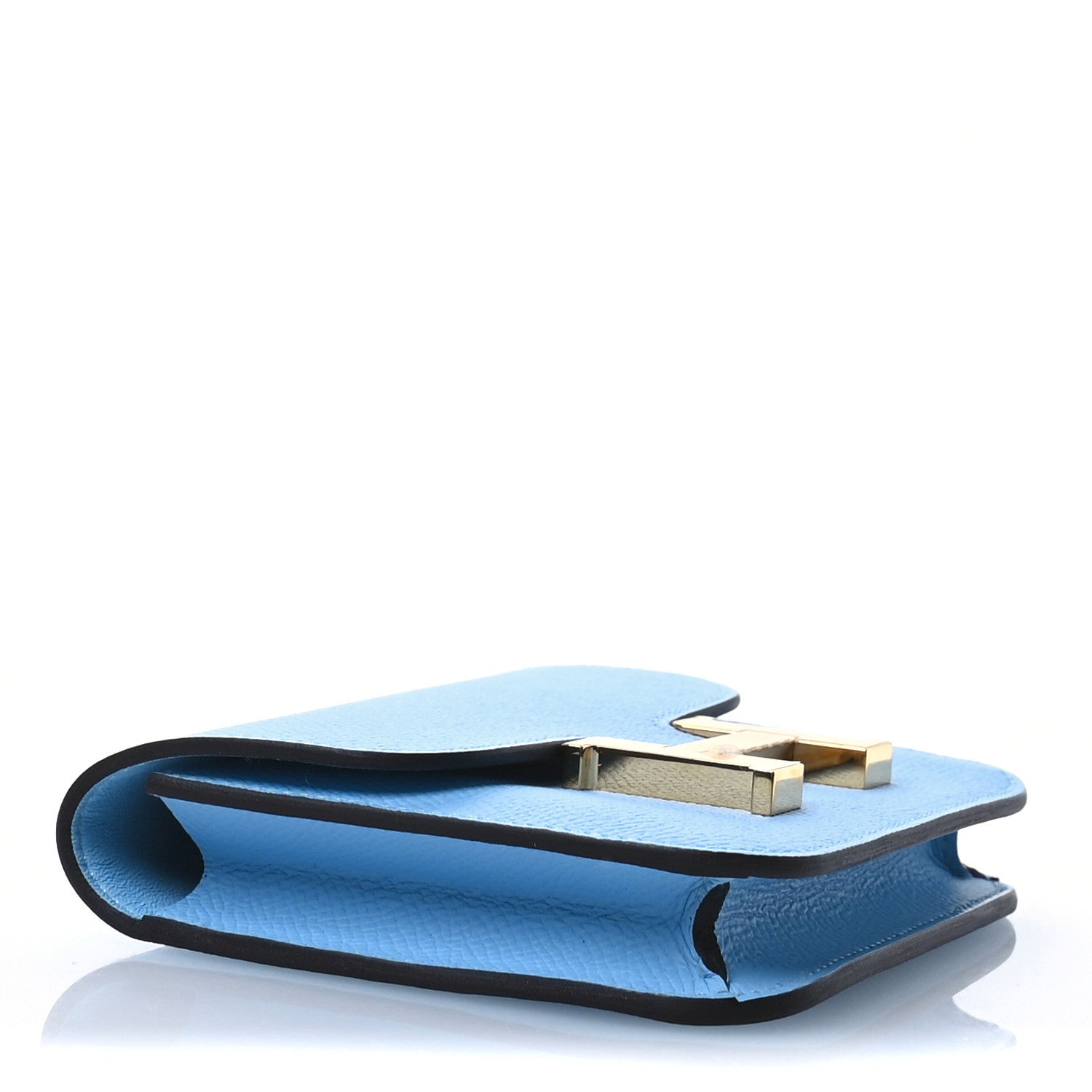 Hermes Epsom Constance Slim Wallet Celeste 5 of 9