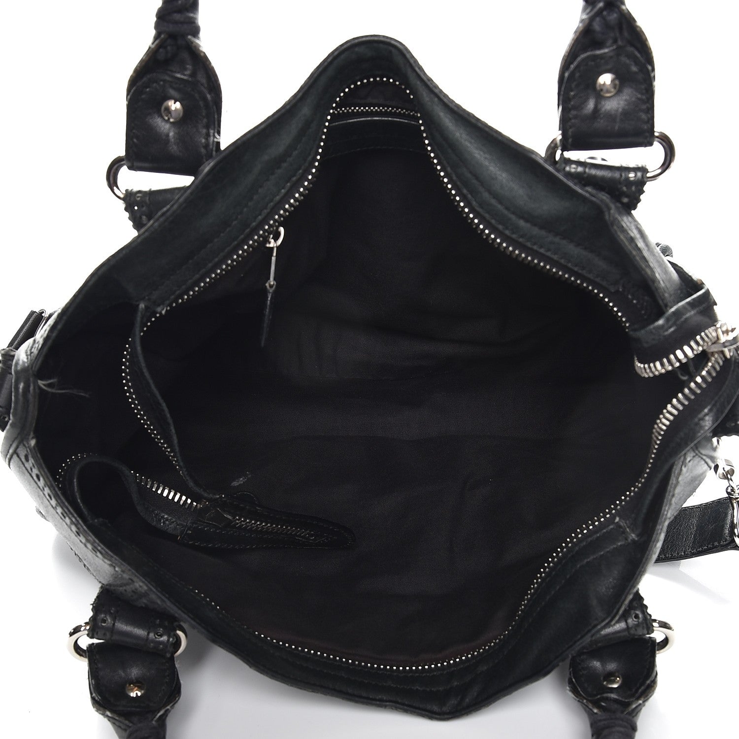 Balenciaga Agneau Giant Brogues Hardware City Black 6 of 22