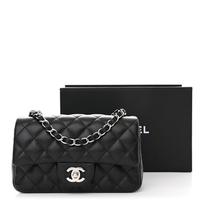 Chanel Caviar Quilted Mini Rectangular Flap Black 11 of 11
