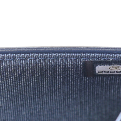 Chanel Caviar Quilted Boy Wallet On Chain WOC Navy 8 of 13