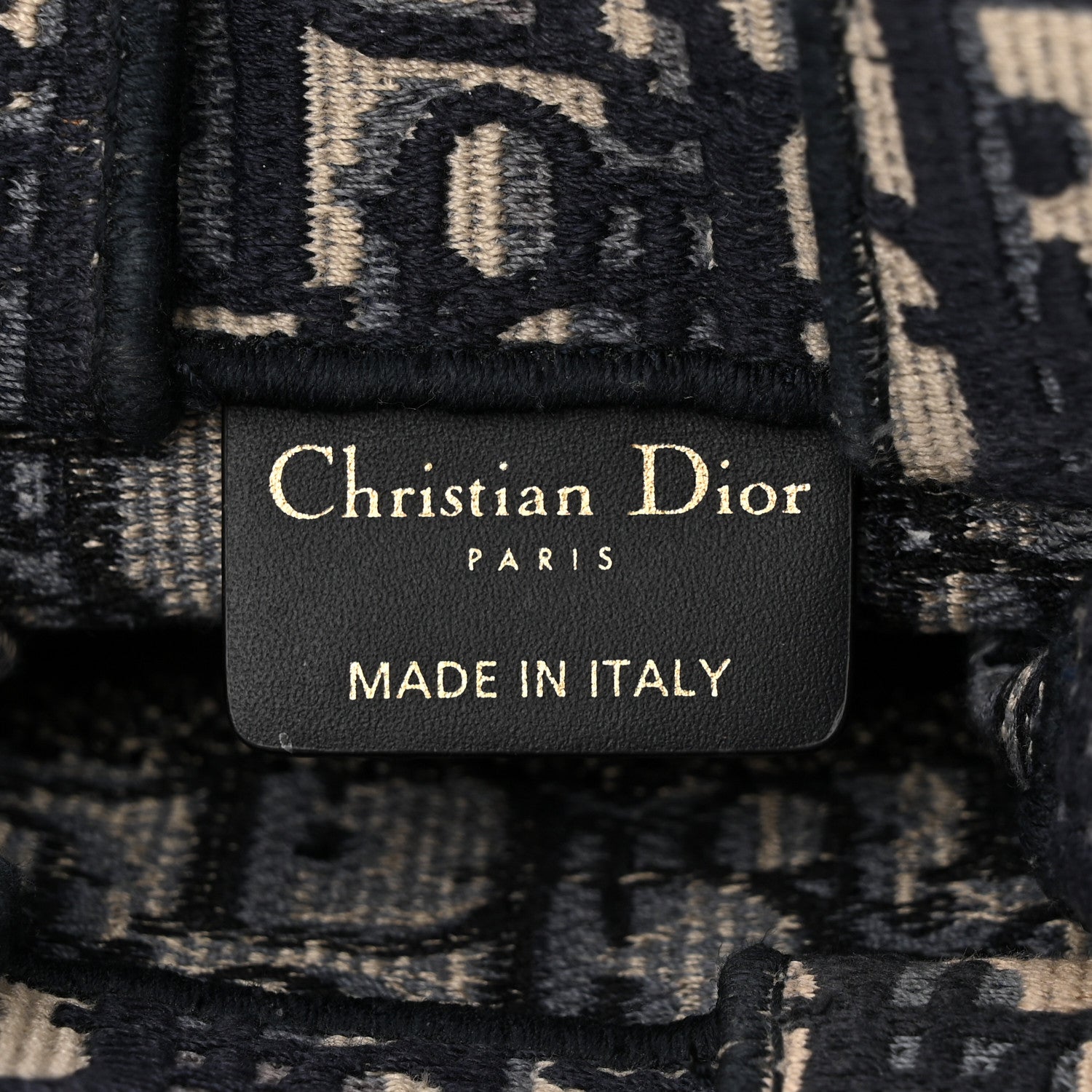 Christian Dior Oblique Mini Book Tote Phone Bag Blue 6 of 13